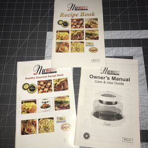NuWave Pro Infrared Oven Model #20321 Owner’s‎ Manual & Recipe Books